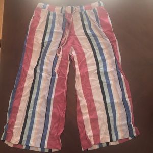 Loft flowy cropped pants